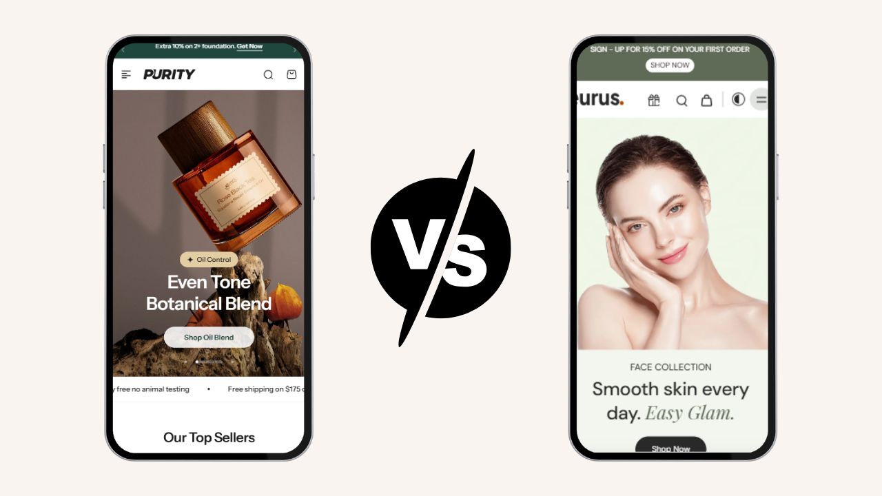 Purity vs Eurus: Which Shopify Theme Is Right for Your Store?