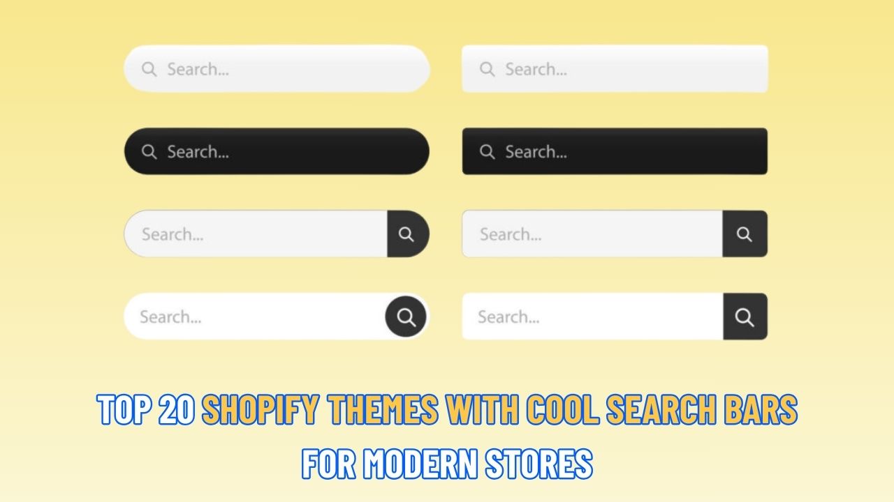 TOP 20 Shopify Themes with Cool Search Bars for Modern Stores