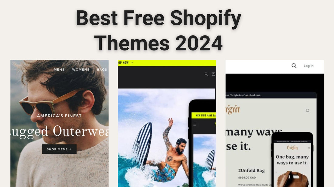 Top 8 Best Free Shopify Themes For New Business In 2024