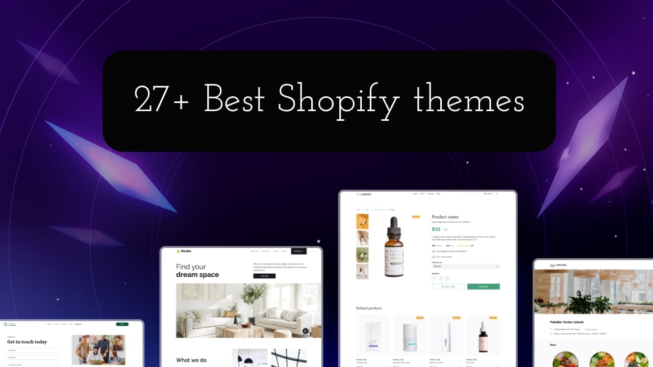 27+ Best Shopify Themes For Your New eCommerce Store In 2024