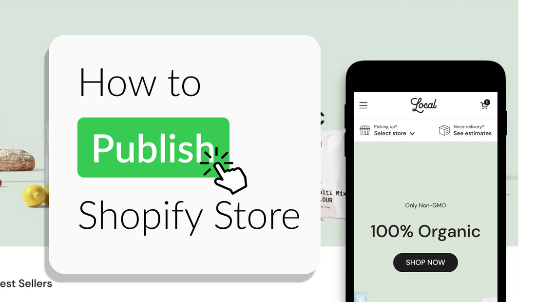 How to Publish a Shopify Store in 5 Minutes