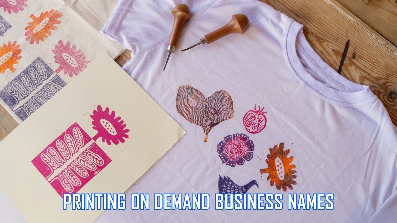 printing on demand business names