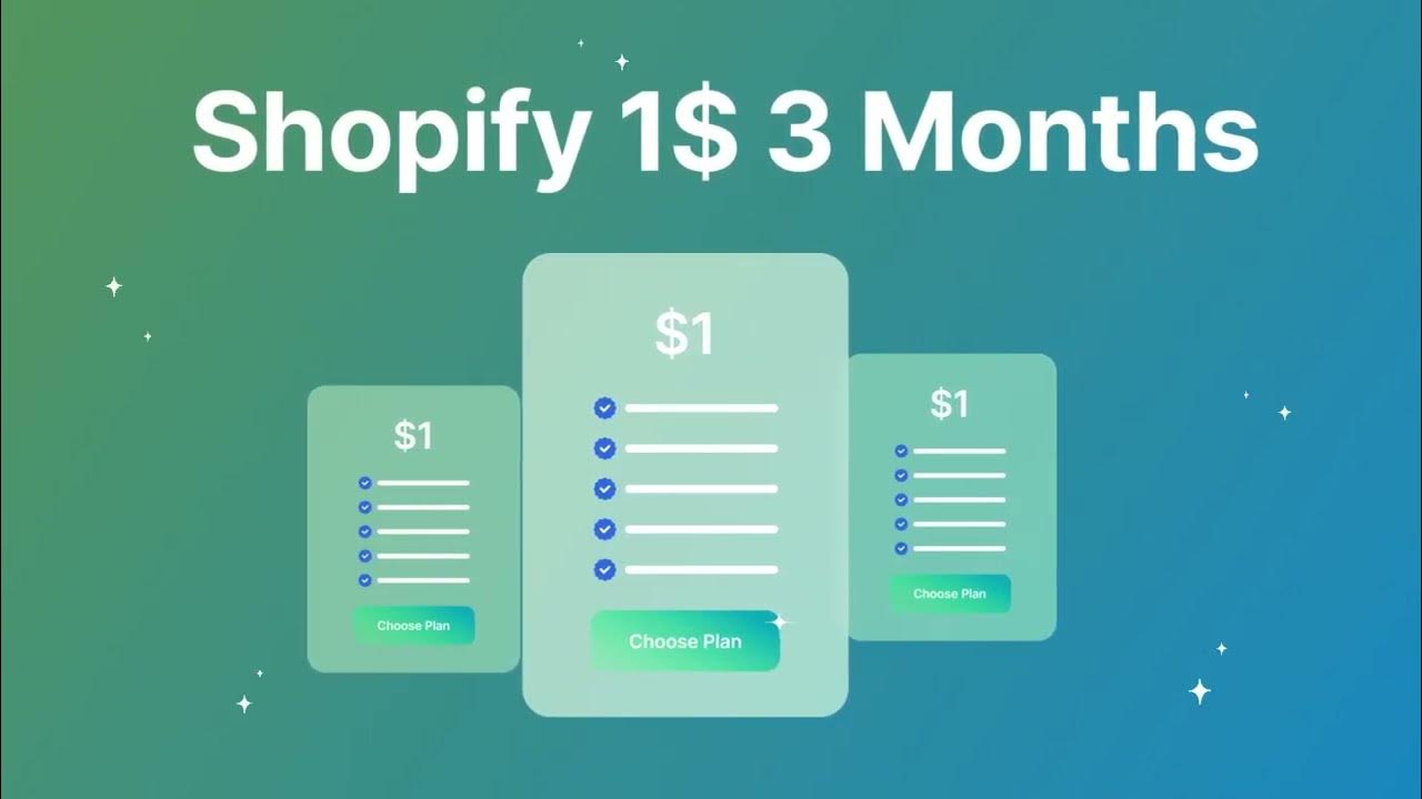 How To Get Started with Shopify $1 for 3 Months Offer!