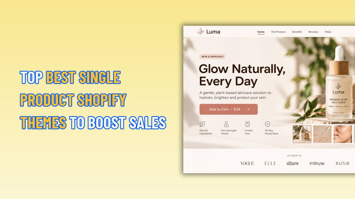 Top Best Single Product Shopify Themes to Boost Sales