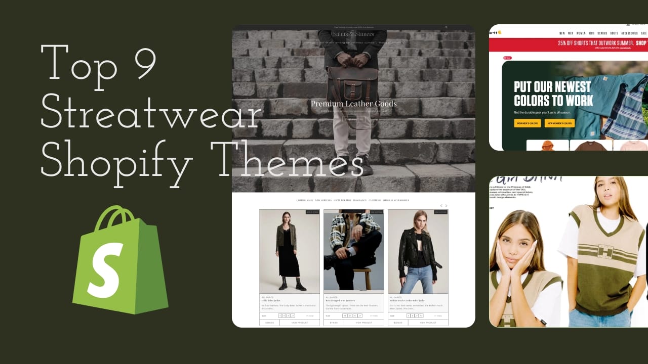 9 Best Streetwear Shopify Themes for A Unique Fashion Store 2024