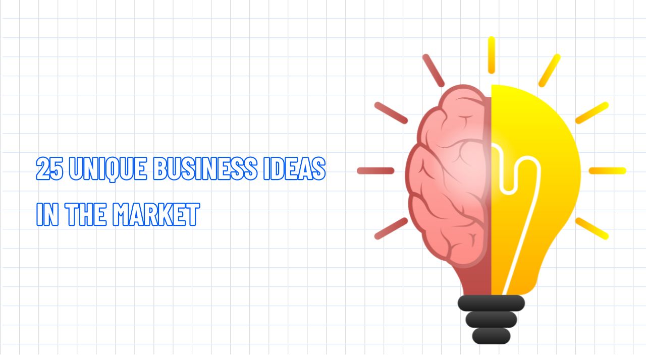 25 Unique Business Ideas for 2025: Suggestions in the Market