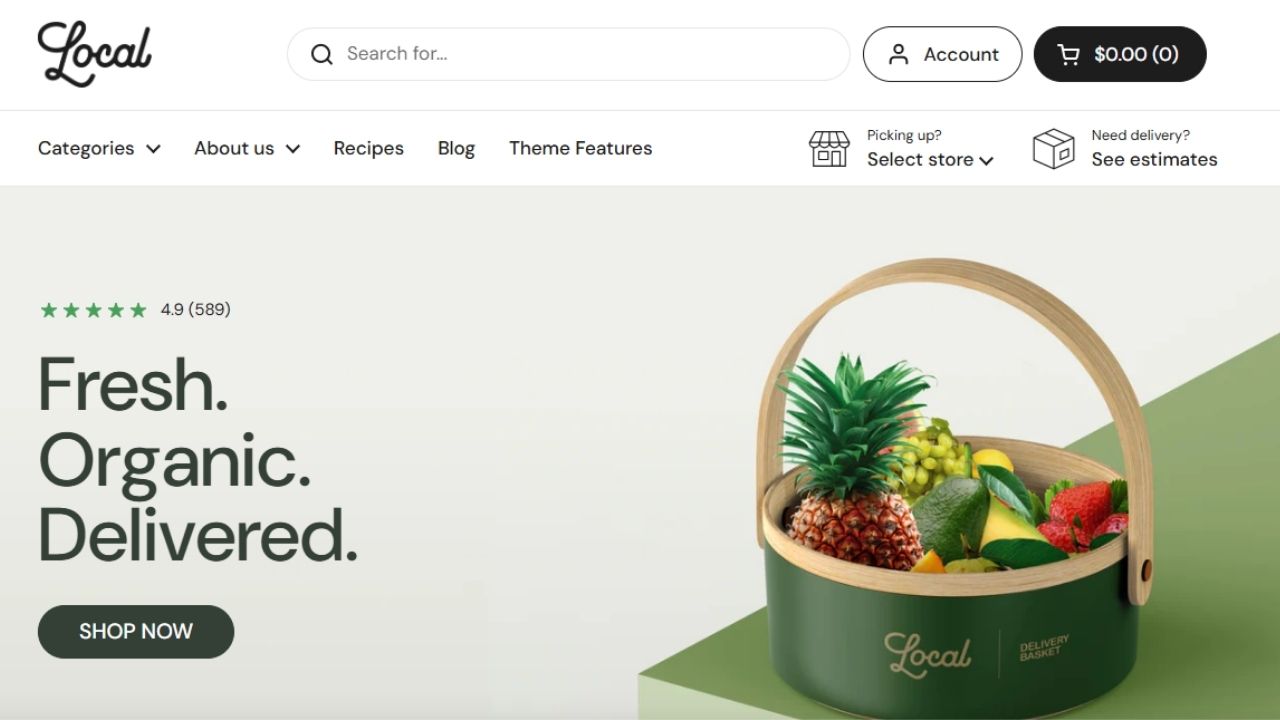 Shopify Local Theme: Is This a Paid Theme Worth Using?