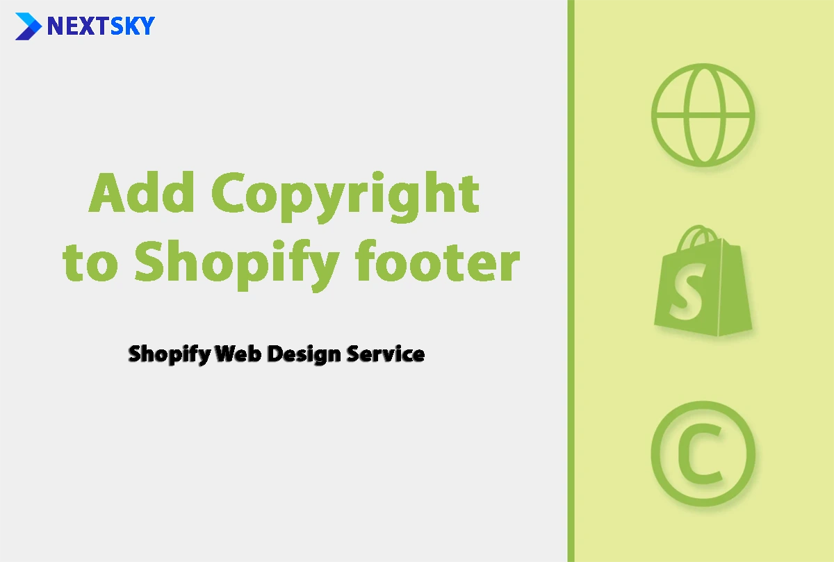 Add Copyright to Shopify footer