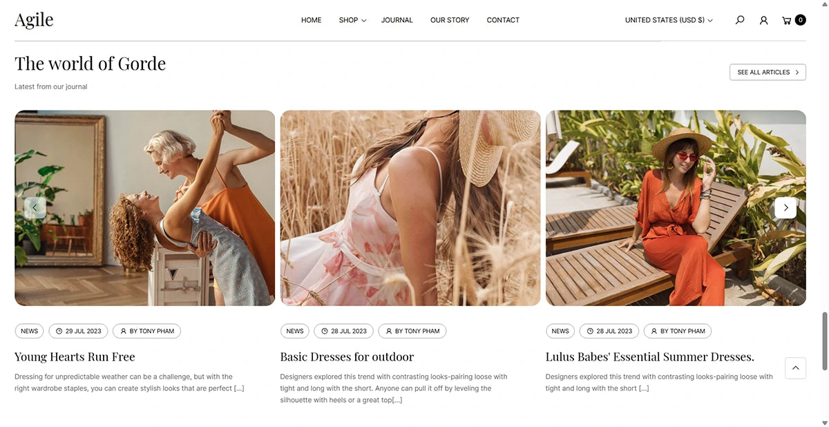 Agile Theme – Agile | Clothing, Fashion & Lifestyle | Img 5