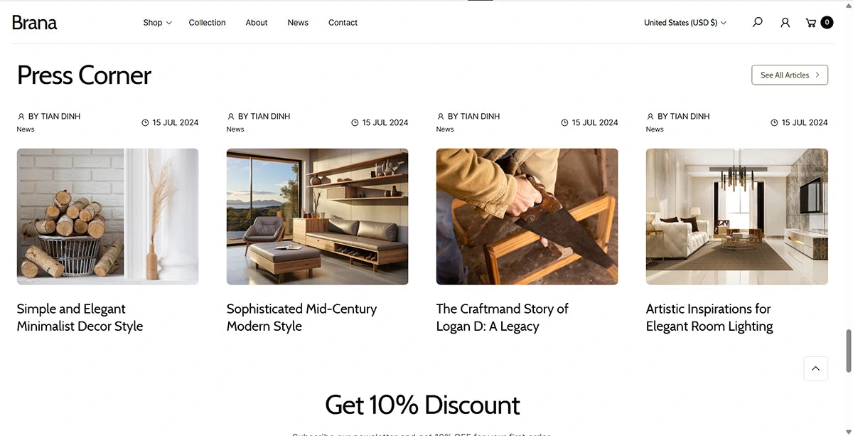 Agile Theme – Brana | Home & Garden | Img 5