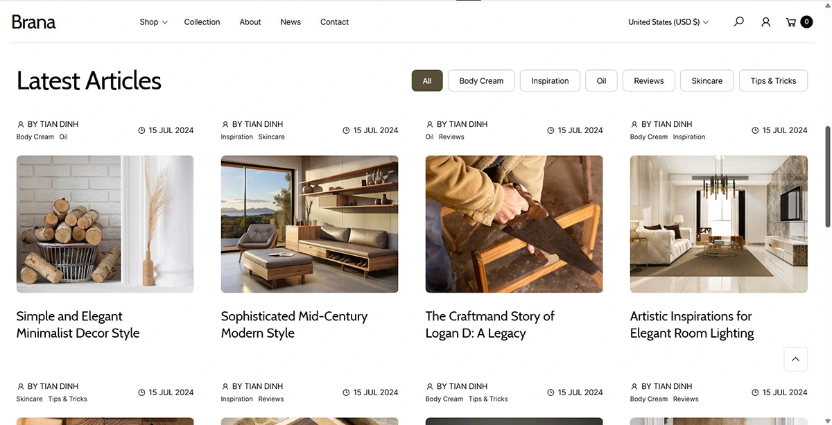 Agile Theme – Brana | Home & Garden | Img 8