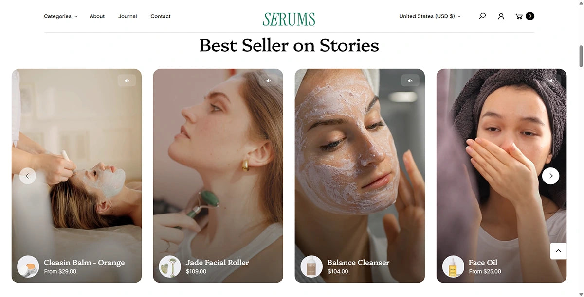 Agile Theme – Serums | Beauty & Skincare | Img 2