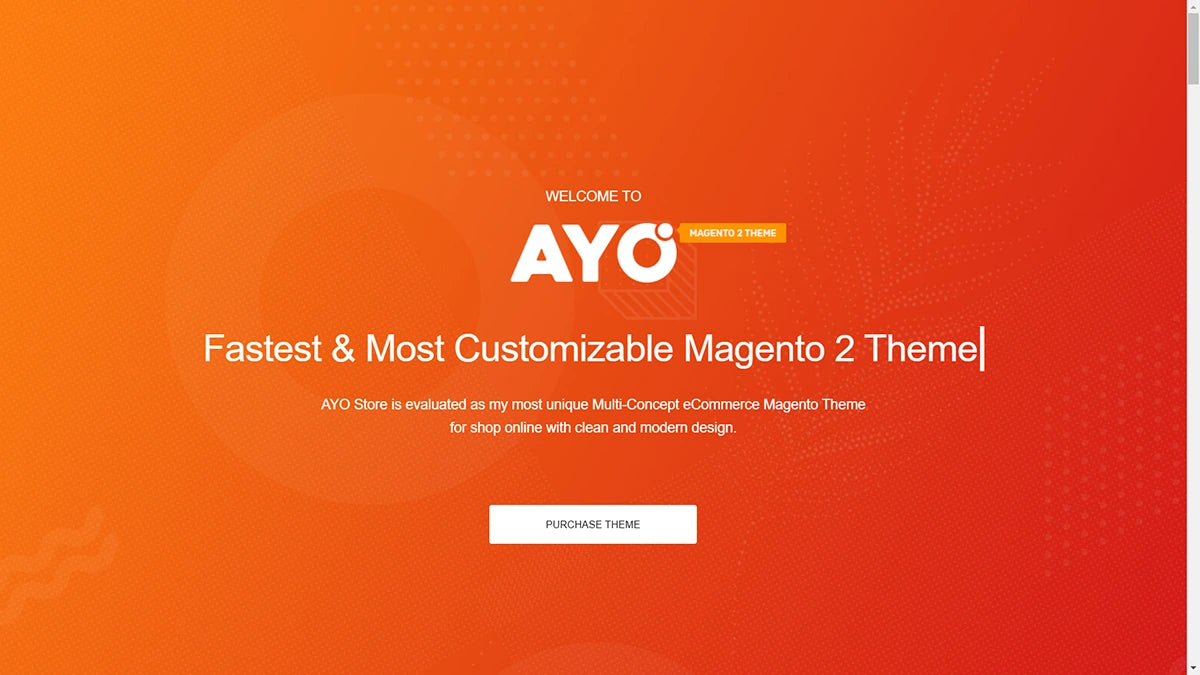 Ayo magento 2 theme - Demo 7