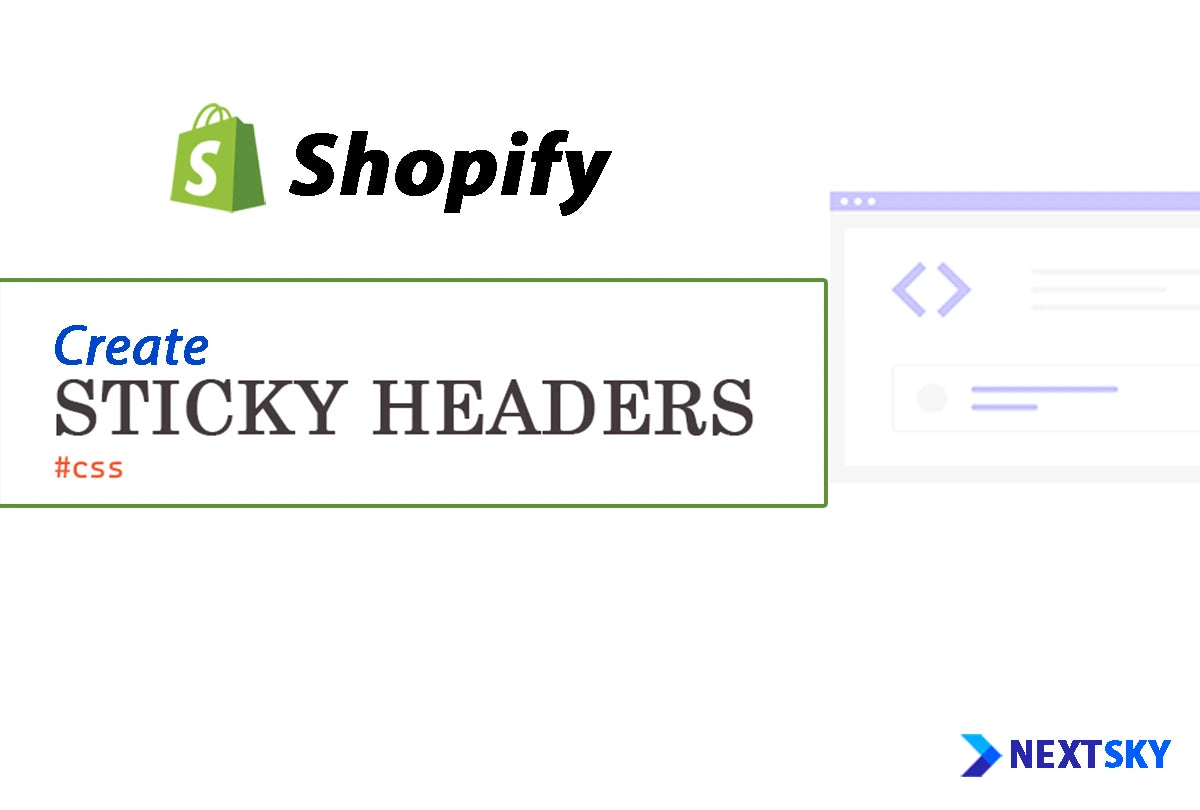 Create sticky header