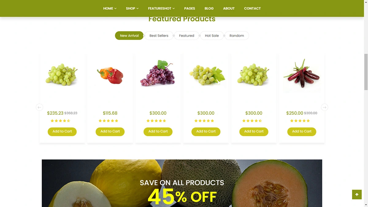 Fruit Shop Magento 2 Theme - Demo 13