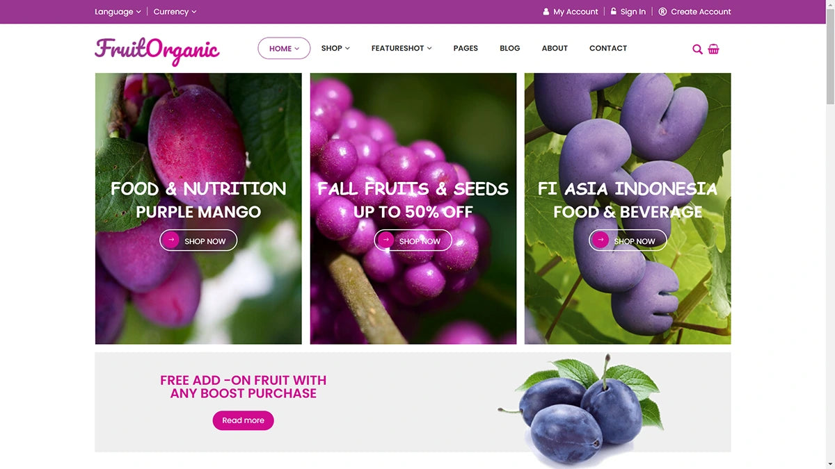 Fruit Shop Magento 2 Theme - Demo 15