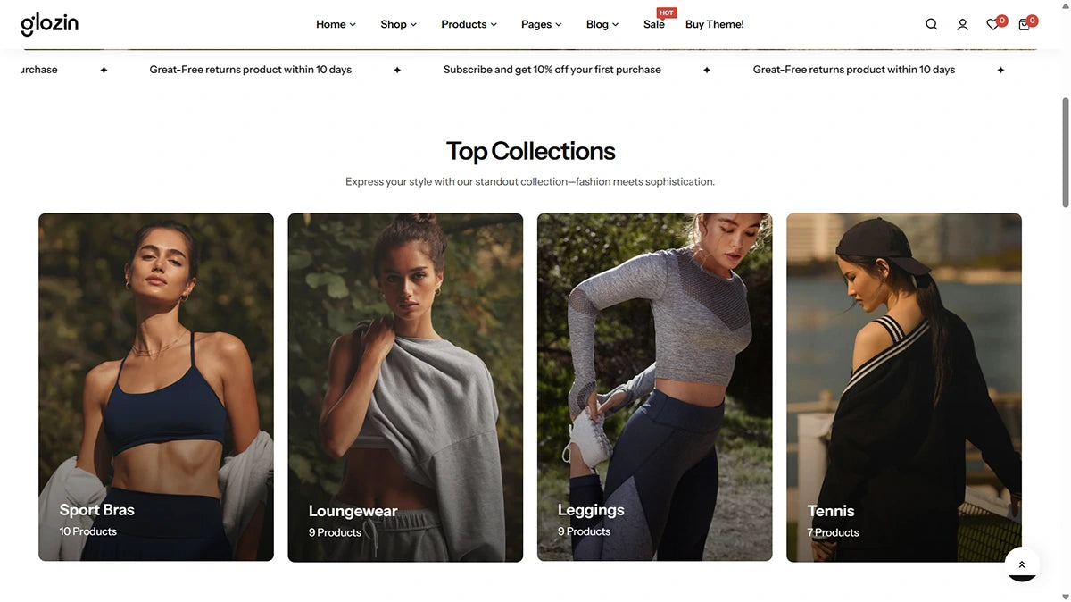 Glozin theme – Activewear - Img 2