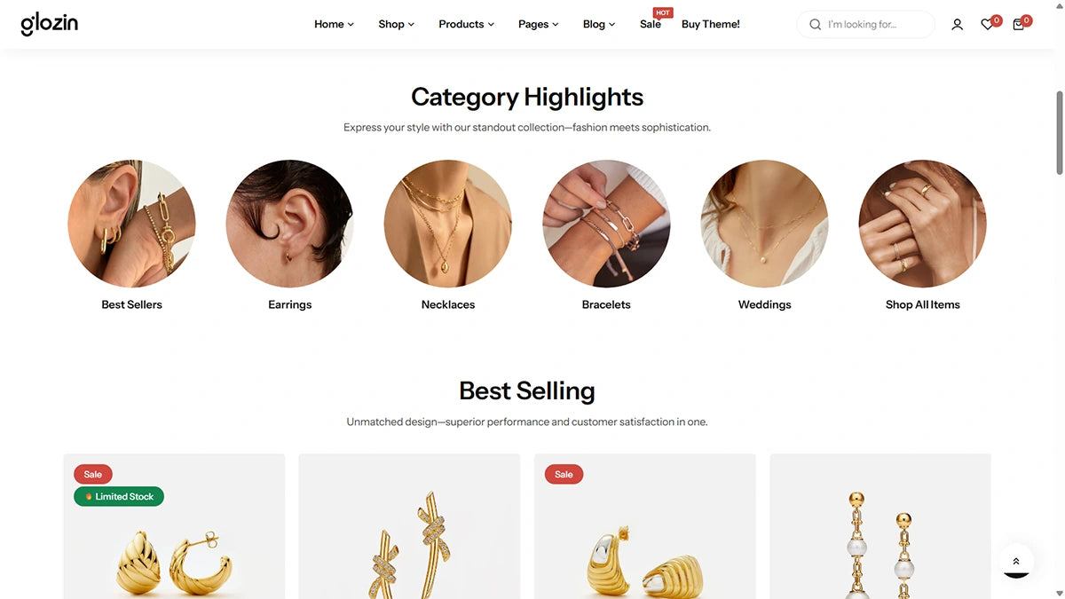 Glozin theme – Celeste Charm - Img 2