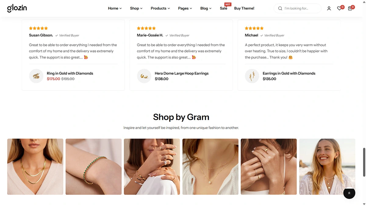Glozin theme – Celeste Charm - Img 4