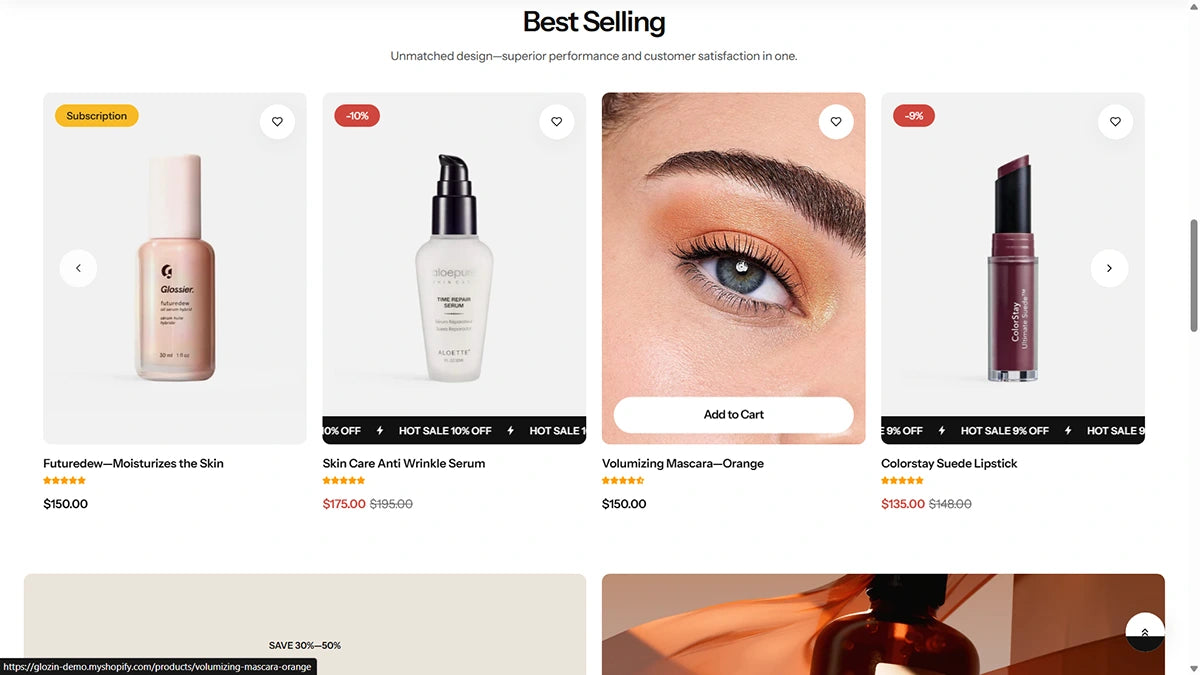 Glozin theme – Cosmetic - Img 3