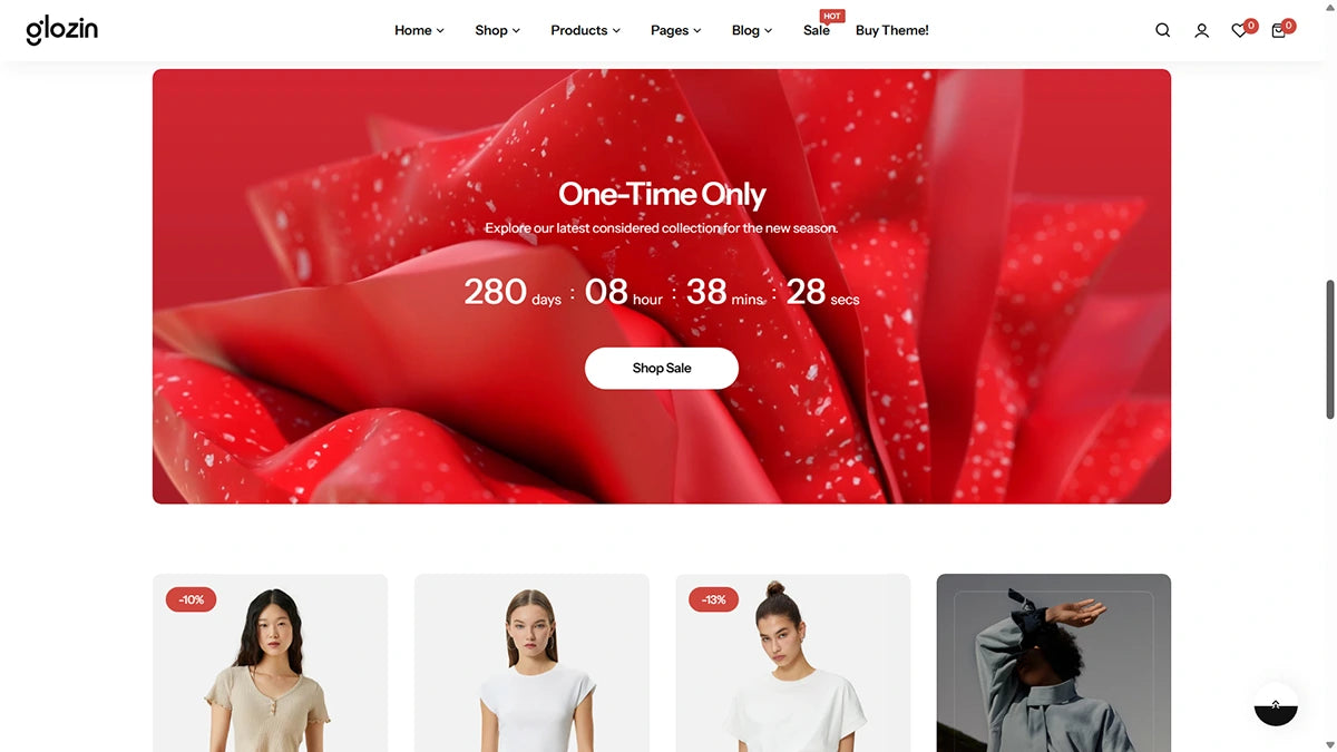 Glozin theme – Elegant Style - Img 3
