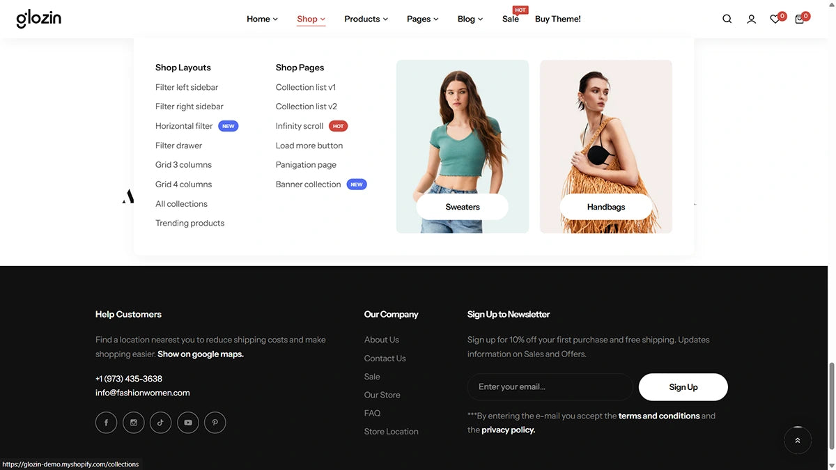Glozin theme – Elegant Style - Img 5