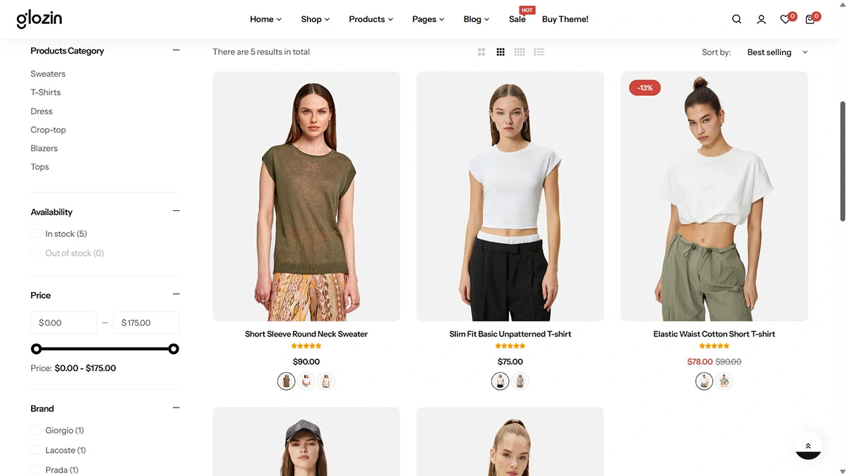 Glozin theme – Elegant Style - Img 7