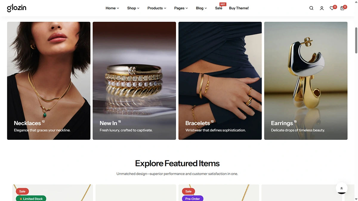 Glozin theme – Gleam Luxe - Img 2