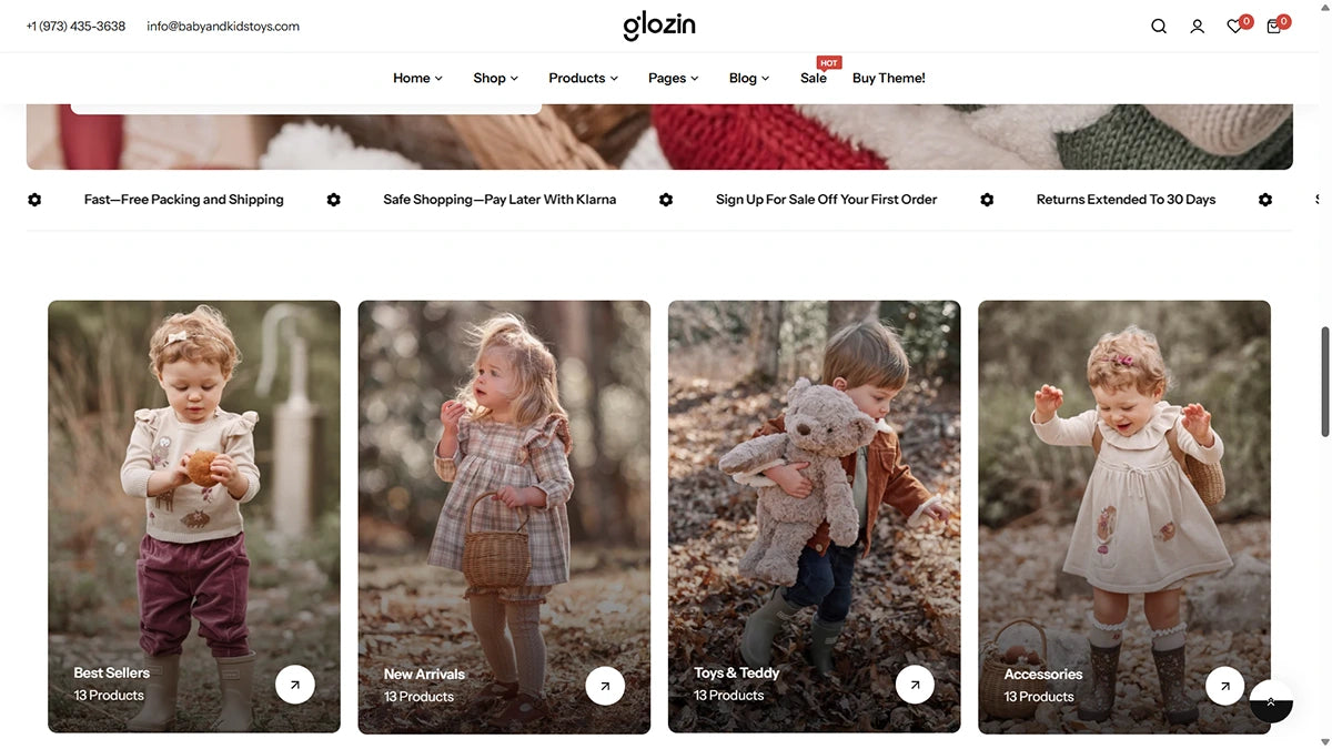 Glozin theme – Kids Toys - Img 3