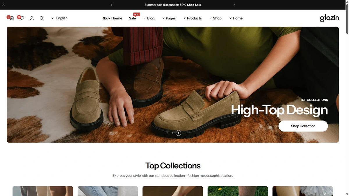 Glozin theme – RTL Demo - Img 1
