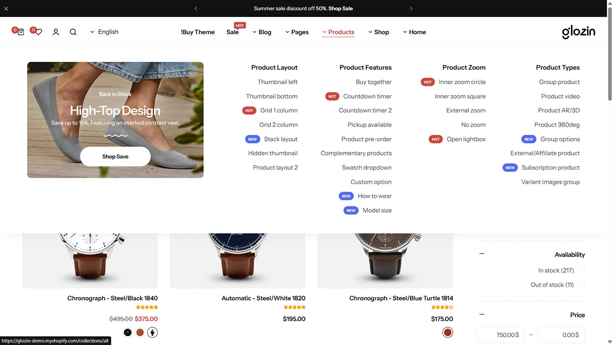 Glozin theme – RTL Demo - Img 5
