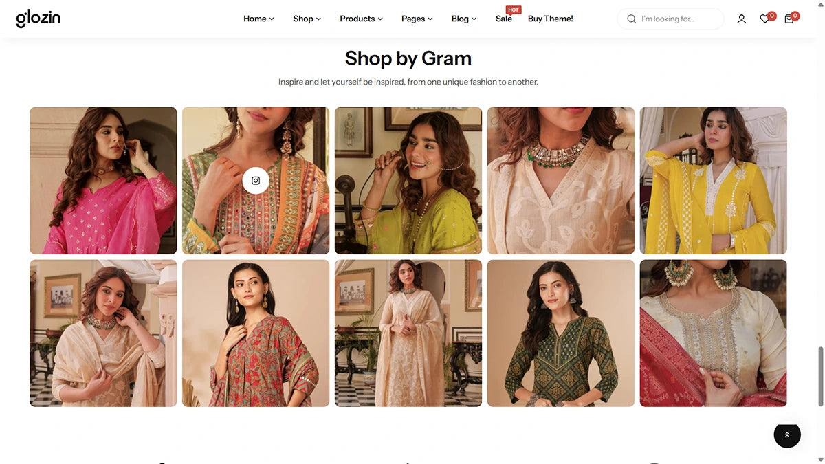 Glozin theme – Sari Couture - Img 6