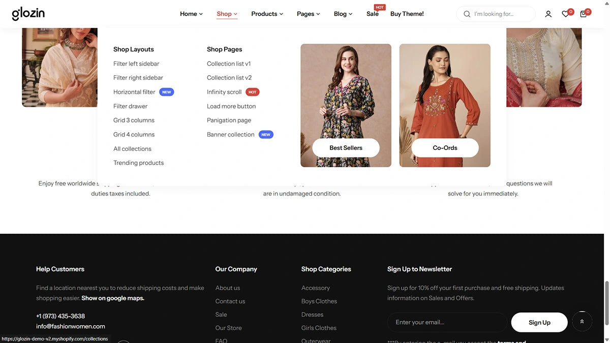 Glozin theme – Sari Couture - Img 7