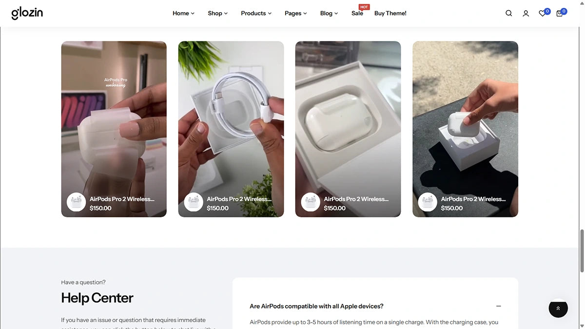 Glozin theme – Single Product - Img 6