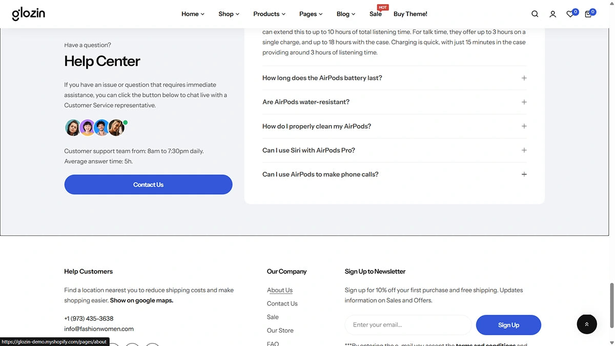 Glozin theme – Single Product - Img 7