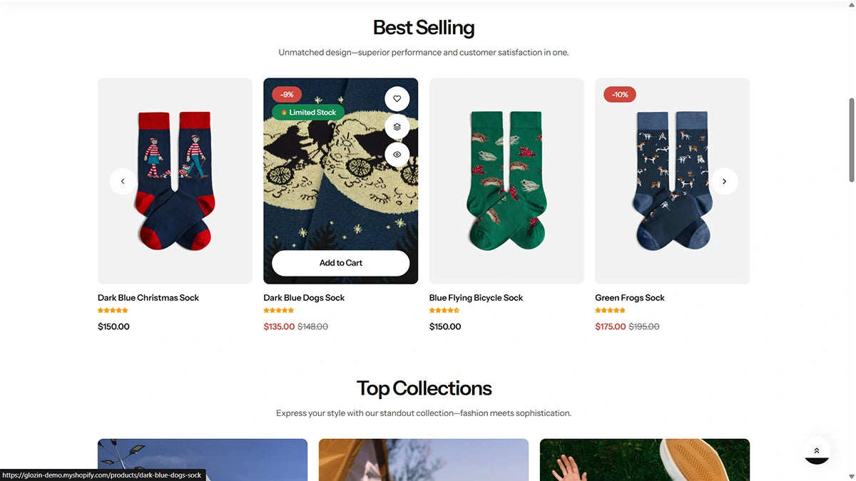 Glozin theme – Sock - Img 2