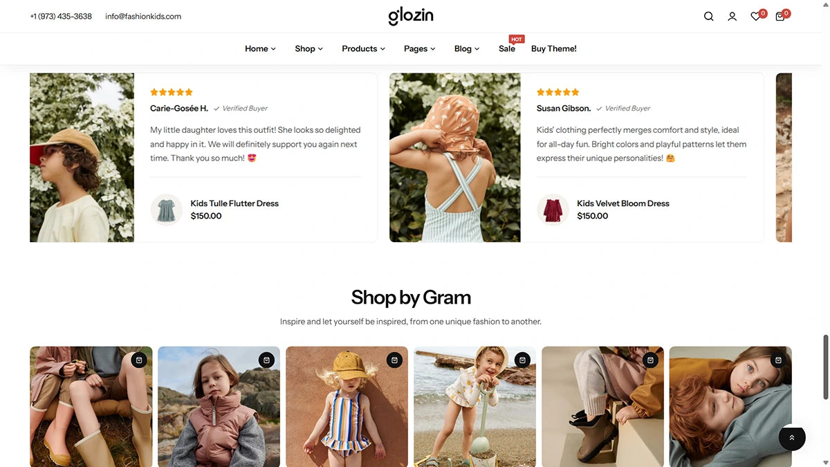 Glozin theme – Tiny Outfits - Img 5