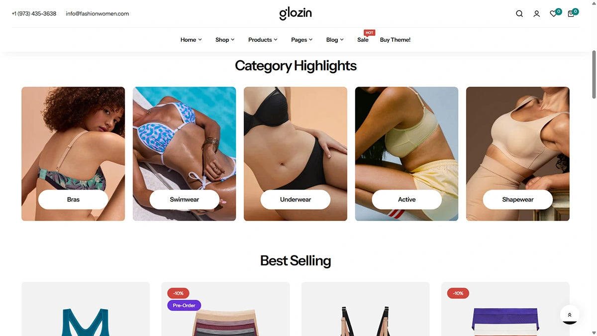 Glozin theme – Underwear - Img 2