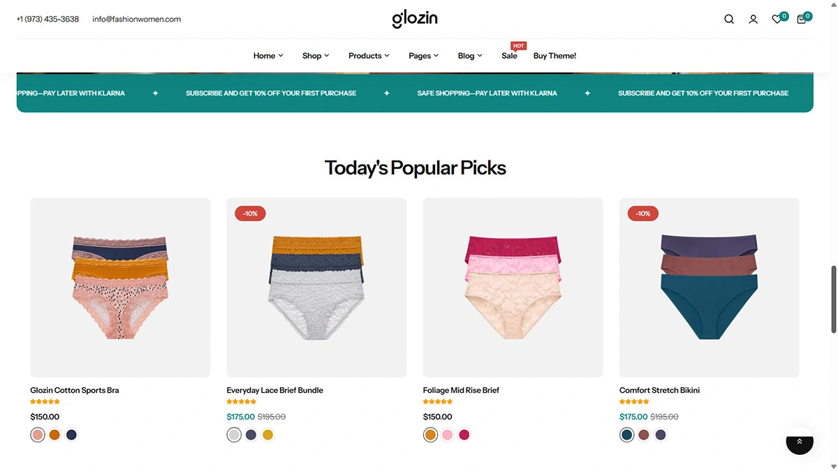 Glozin theme – Underwear - Img 3