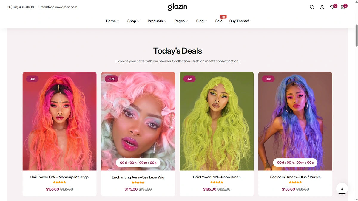 Glozin theme – Wigs - Img 2