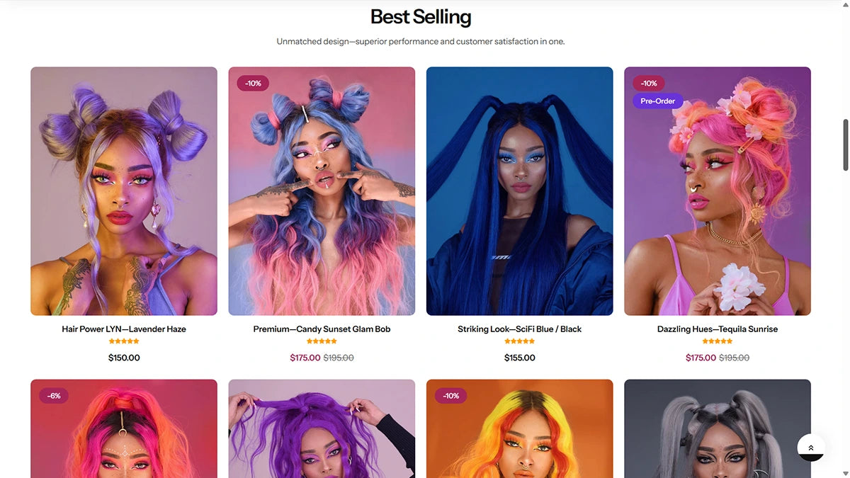 Glozin theme – Wigs - Img 3