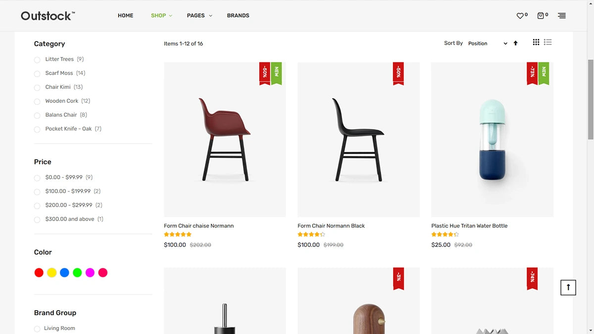 Outstock Magento 2 Furniture Theme - Demo 11