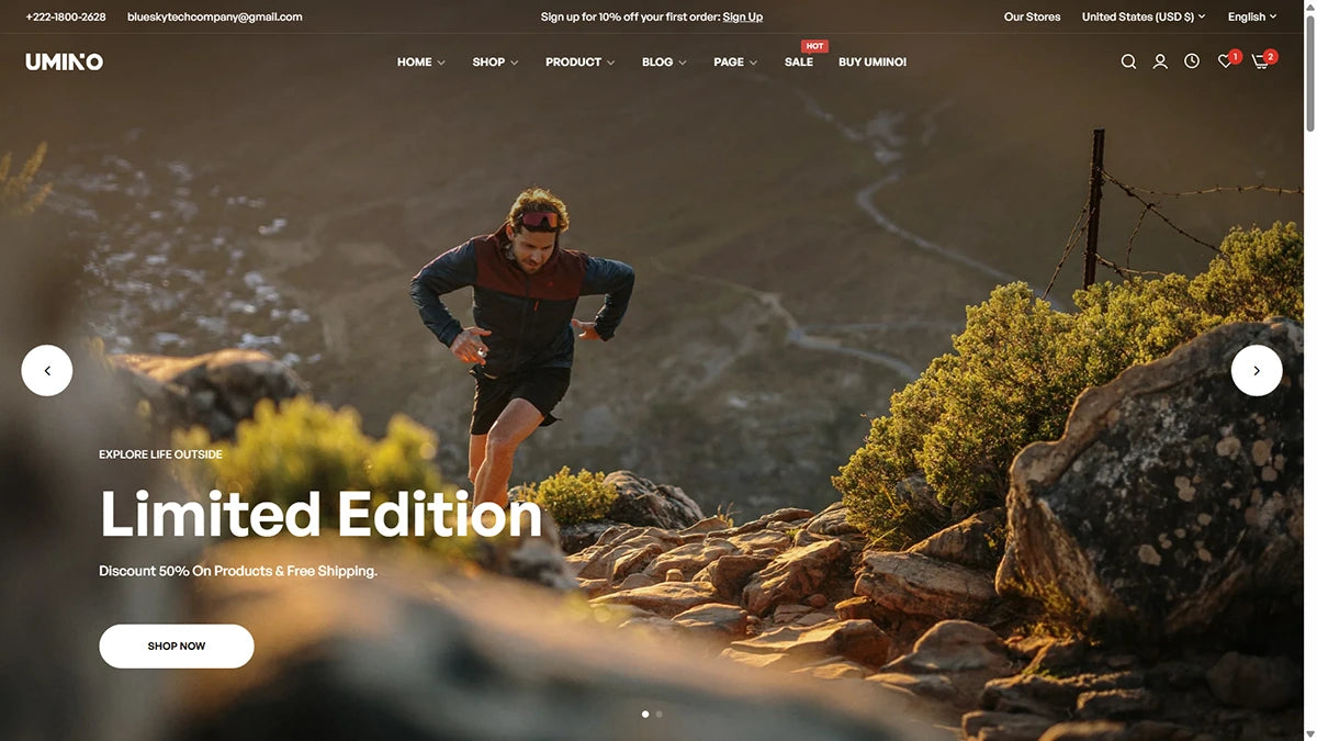 Umino Theme – Adventure Gear - Img 1