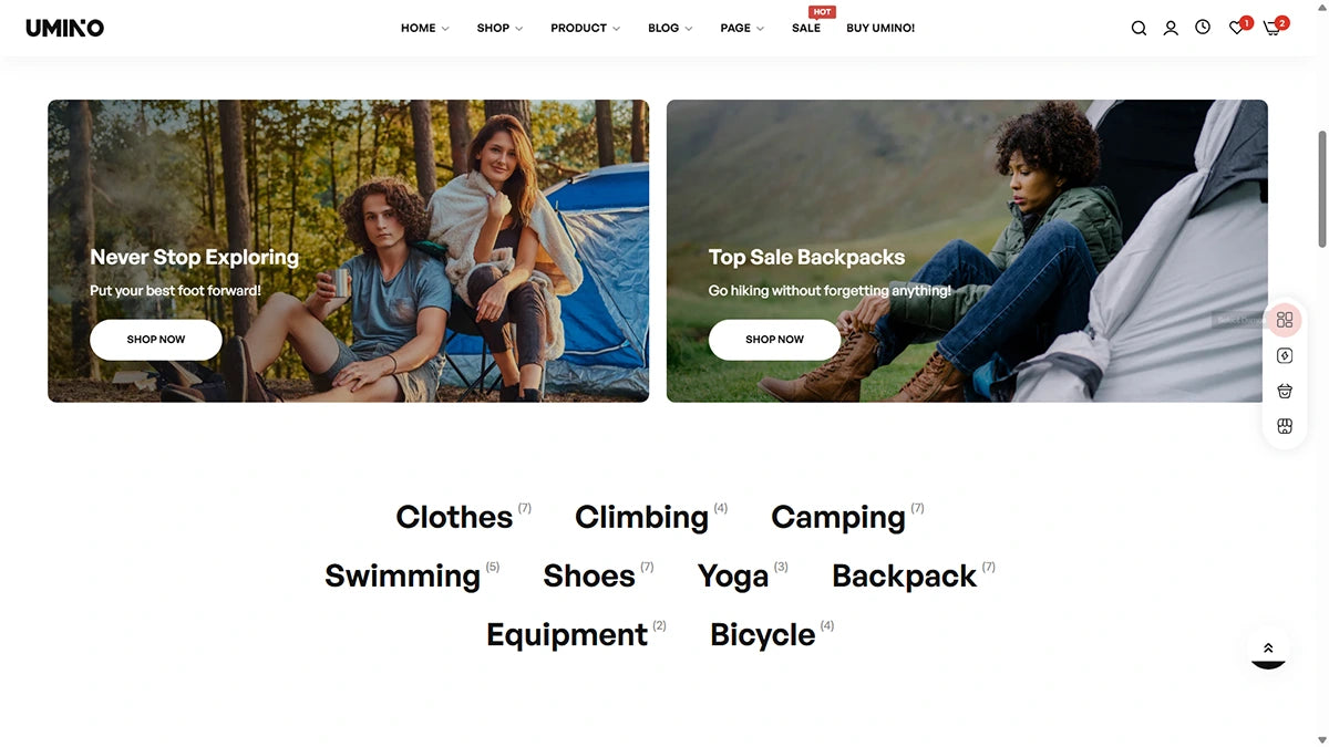 Umino Theme – Adventure Gear - Img 2