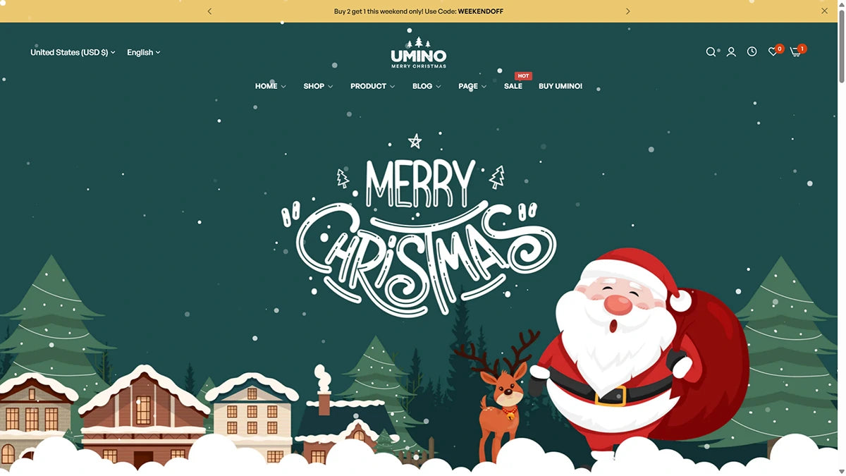 Umino Theme – Christmas - Img 1