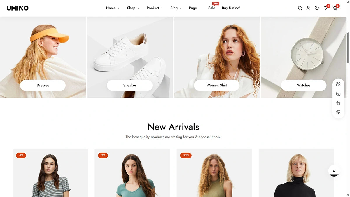 Umino Theme – Clothing Store | Img 2