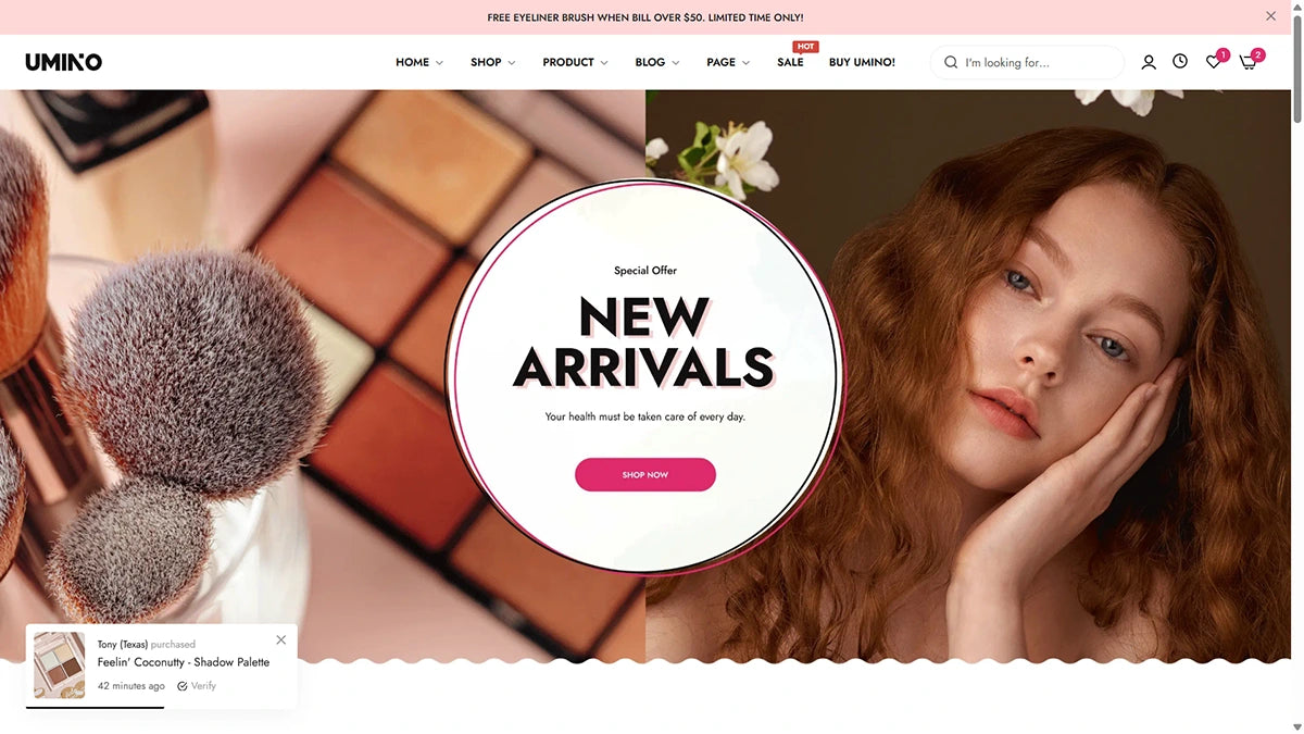 Umino Theme – Cosmetics - Img 1