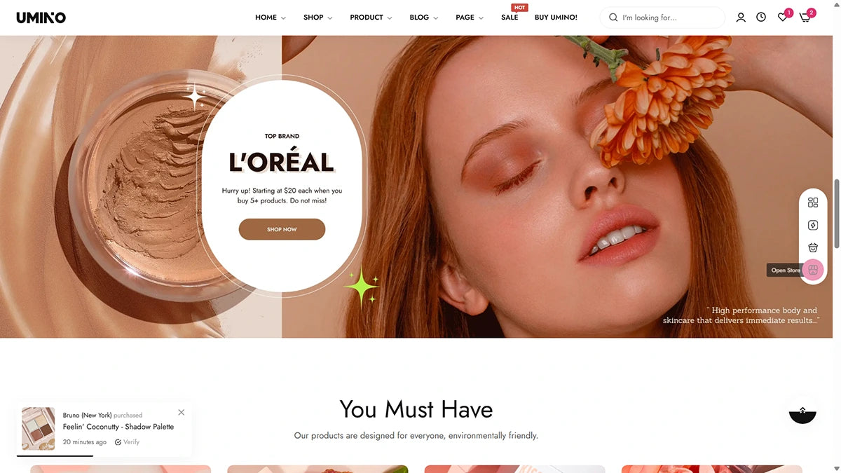 Umino Theme – Cosmetics - Img 3