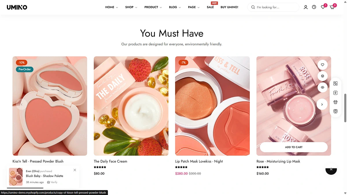 Umino Theme – Cosmetics - Img 4