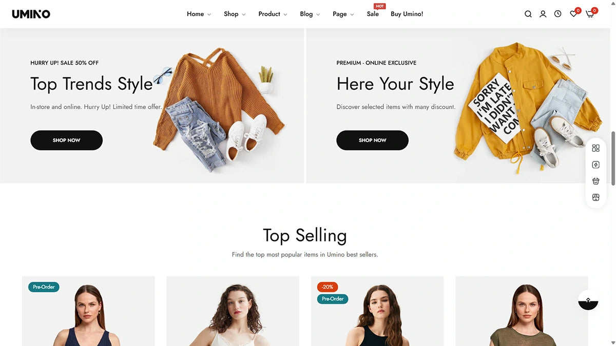 Umino Theme – Fashion Elegance | Img 3
